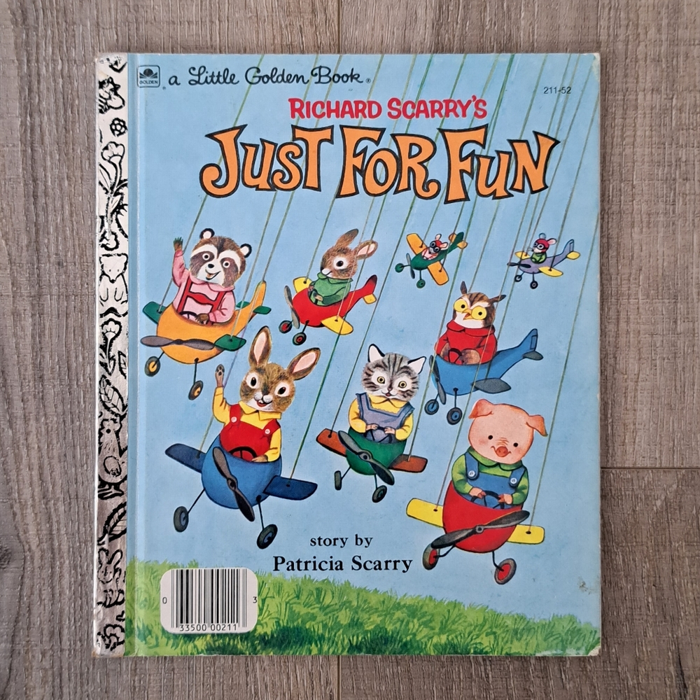 LITTLE GOLDEN BOOK Richard Scarry's 'JUST FOR FUN'